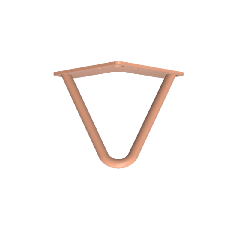 10cm - Nogi do mebli Hairpin Leg